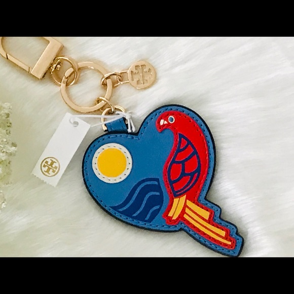 *SOLD* Tory Burch Heart Parot Keyfob Bag Charm♥️ - Picture 2 of 6
